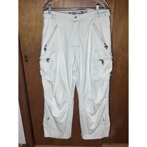 Rare VTG AMAX Utility Broadcloth White 34